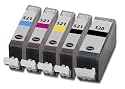 5x Canon Pixma MP560 Compatible Printer Ink Cartridges - Cyan / Magenta / Yellow / Black - Multipack - Fully Chipped, Ready for Use