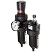 Parker 06H Compact Series Two-Unit Combo Compressed Air Filter/Regulator/Lubricator, NPT