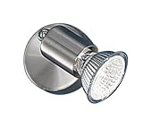 IMAGE OF Eglo 83046A Buzz 1 Light Track Fixture, Nickel and Chrome