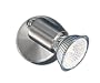 Eglo 83046A Buzz 1 Light Track Fixture, Nickel and Chrome