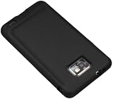 mumbi Silikon Case Samsung Galaxy S II i9100 DualCore Silicon Tasche - Hülle Galaxy S2 S 2 S II SII Schutzhülle schwarz