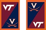 University of Virginia and Virginia Tech - House Divided Flag - Regular Size