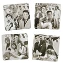 Elvis Presley King of Rock and Roll Set of 4 Coasters