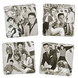 ELVIS PRESLEY King of Rock and Roll Set of 4 COASTERS