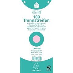Exacompta Trennstreifen 105x240mm 205g rosa 100St