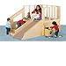 Tiny Tots Loft - 12-24 MONTHS - WIth or Without 6 Storage Bins