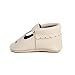 Freshly Picked - Mary Jane Soft Sole Leather Baby Moccasins - Birch - Size 1