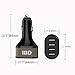 USB Car Charger, IBD 9.6A/48W 4 Port USB Car Charger with Smart Charging Port for iPhone 6s / 6, iPad Air 2, Samsung Galaxy S6 /Edge / Plus,Nexus,GPS Devices and More