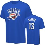 James Harden Oklahoma City Thunder Youth Name And Number T-Shirt - Royal Amazon.com