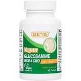 Deva Vegan Vitamins Glucosamine, MSM, CMO, 90 Tablets