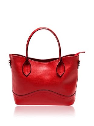 Anna Luchini Bolso asa de mano Tote (Rojo)