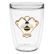 Bumble Bee Motif 16 oz Insulated Beverage Tumbler, Clear
