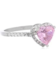 Madison Avenue Collection 10Kt White Gold Heart Ring