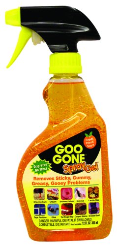 Goo Gone Spray Gel, 12-Ounce (Pack of 6)