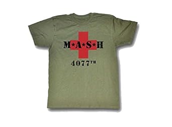 Amazon.com: MASH 4077th M*A*S*H Vintage Green T-Shirt Tee: Movie And Tv Fan T Shirts: Clothing