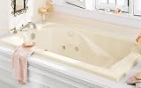 American Standard 2771.018W Cadet 5'x36 Whirlpool, Featuring System I, Black