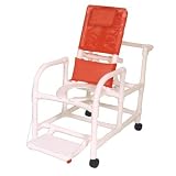 MJM PVC E195-3TW Medical Echo Reclining Shower Chair