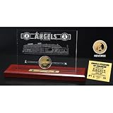 Highland Mint MLB Angels Stadium Gold Coin Etched Acrylic