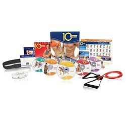 Tony Horton's 10 MINUTE TRAINER 5 Workouts SET - Includes Resistance Band and Other Extras