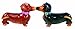 Westland Giftware Mwah Magnetic Dachshunds Salt and Pepper Shaker Set, 2-3/4-Inch