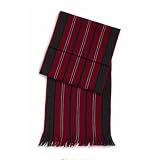 Hugo Boss Fario Virgin Wool Scarf -Medium Red