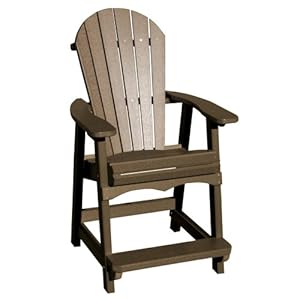 Amazon.com : VIFAH V1086-WW Recycled Plastic Adirondack 