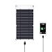 Lixada 7.8W Solar Panel Charger USB Port Portable Ultra Thin Monocrystalline Silicon for Cell Phone Camping