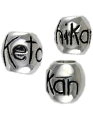 Sterling Silver Reller Etched Ketchikan AK Bead 13308