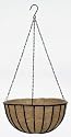 Gardman Usa 12in. Black Traditional Hanging Basket & Liner R407 - Pack of 15
