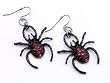 Black Widow Spider Earrings