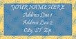 1 x 2 Return Address Labels 150 ct. Customized #20220 USUALLY SHIPS WITHIN 24-48 HOURS