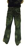 DCoy Jeans Dark Wash Metal Studding Flap Pockets Mens Jeans