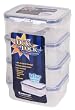 Lock & Lock 1.4 Cup 8 Piece Rectangular Value Pack