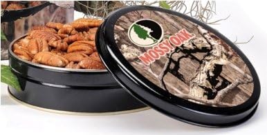Mossy Oak Roasted & Salted Pecans 8 oz Tin