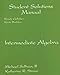 Books : Student Solutions Manual for Intermediate Algebra