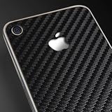 SGP アイフォン 4 スキンガード 【 CARBON BLACK 】 液晶保護シートセット for iPhone 4