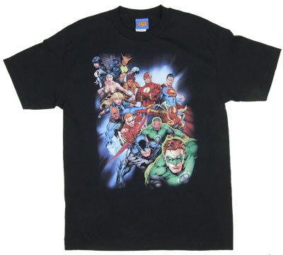  Heroes Unite - Justice League - DC Comics T-shirt