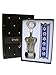 Wine Gift Set - Swarovski Crystal Snowflake Magnetic Glass Charms & Markers (Set of 6) Plus Corkscrew Opener