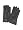 Forzieri Men's Cashmere Lined Black Italian Deer Leather Gloves XL | 10