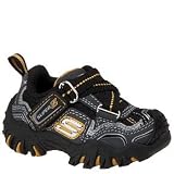 Skechers Toddler Damager Sneaker,Charcoal/Black,7 M US Toddler