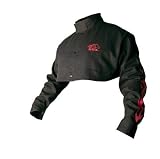 Bsx Bx21Cs Large Black Cape Sleeves With Red Flames
