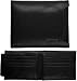 Apparel : Fossil Mens Leather Bifold Wallet - Chicago Sliding 2 in 1 Wallet (Color: Black)