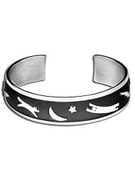 Sterling Silver Western Range Maze Bracelet. Made in USA.