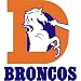 Denver Broncos Team Logo Transfers Rub-On Stickers/Tattoos (3 Pack)