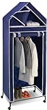 Honey-Can-Do WRD-01273 30-Inch Wide Extra-Tall Top-Shelf Storage Closet, Blue
