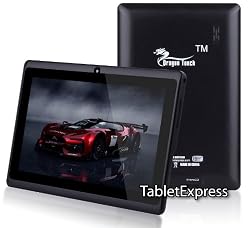 7'' A13 Google Android 4.0 AllWinner Tablet Boxchip Cortex A8 1.2Ghz MID Capacitive Touch Screen G-sensor WIFI, Camera, Skype Video Calling, Netflix, Flash Supported Dragon Touch(TM) MID7134B [By TabletExpress] (4GB Black)