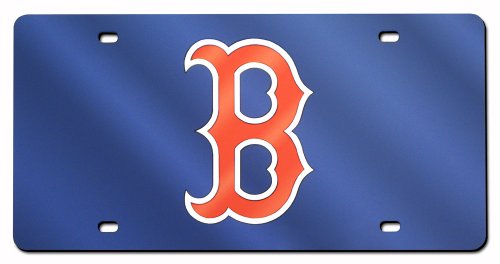 MLB Boston Red Sox License Plate Cover Hat Logo