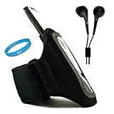 Black Durable Moisture Resistant Neoprene Protective Exercise Workout Armba ....