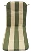 Arden Regency Fern Stripe Sunbrella Acrylic Wrought Iron Chaise Cushion