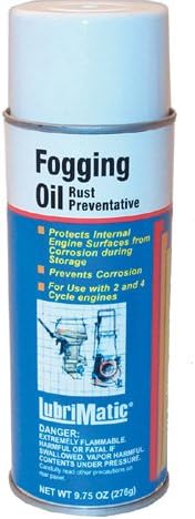 STORAGE FOGGING OIL - 9.75 OZ., Manufacturer: LUBRIMATIC, Manufacturer Part Number: 11412-AD, Stock Photo - Actual parts